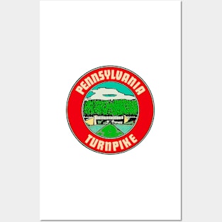 Vintage Pennsylvania Turnpike Decal Posters and Art